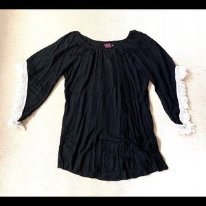 Black Boho Tunic